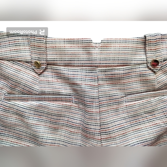 🆕 Loft The Rivera Short metallic details white red blue dot size 4 - Picture 5 of 9